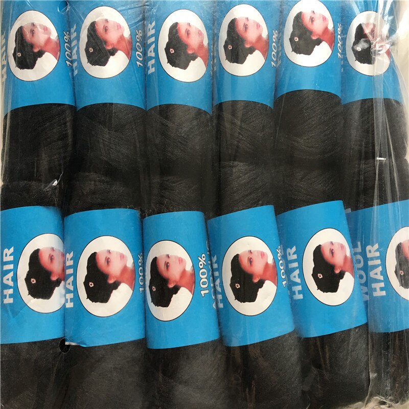 100% Acryl Hand En Machine Breien Gemengd Garen Schaal Haar 70G Braziliaanse Wol Haar 12 Ballen/Lot