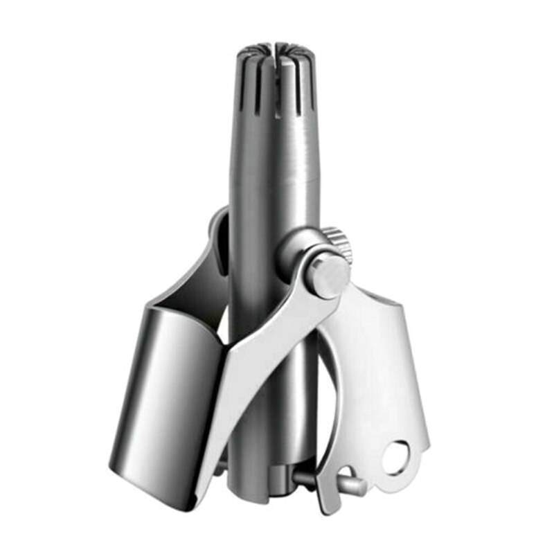 Stainless Steel Manual Nose Trimmer for Shaving Ear Hair Removal Shaver Face Care Men Washable Device: S