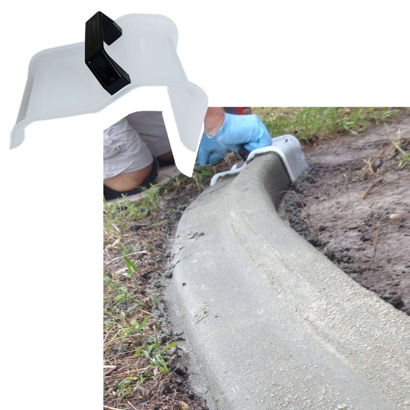 Espátula de cemento de yeso para suelo de modelado DIY multiusos con forma de Clip de fijación, molde para suelo de jardín, paisaje casero