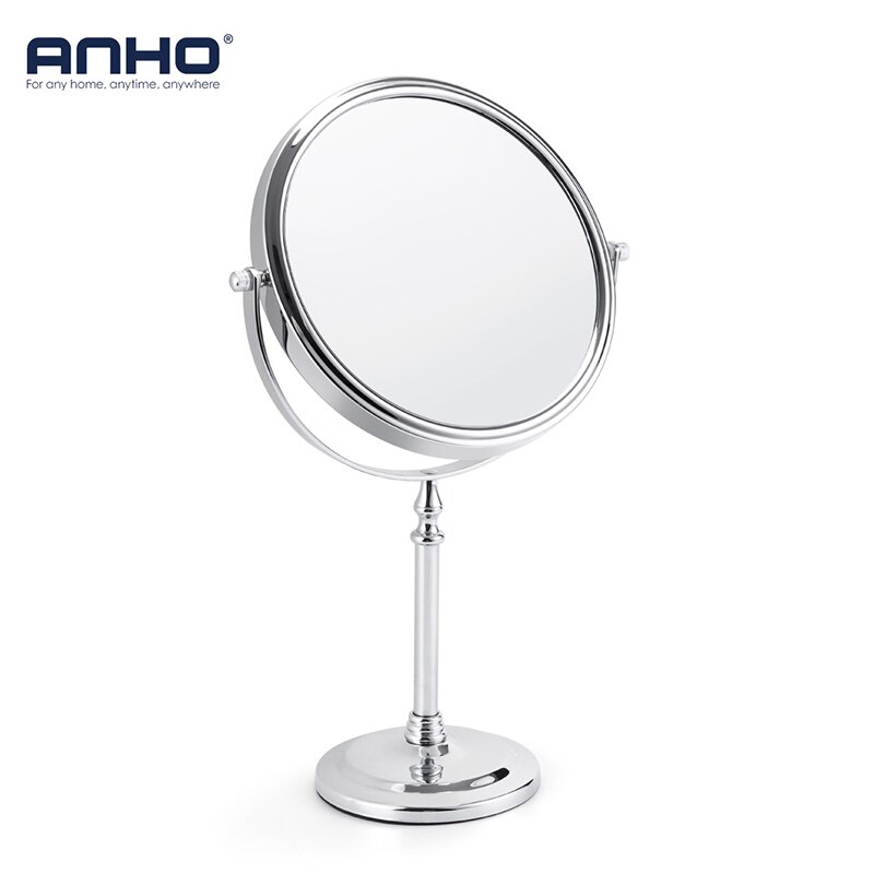 1x 5x 7x 10x forstørrelses makeup spejl 360 roterende desktop kosmetisk spejl 8 "dobbeltsidet forstørrelsesstativ