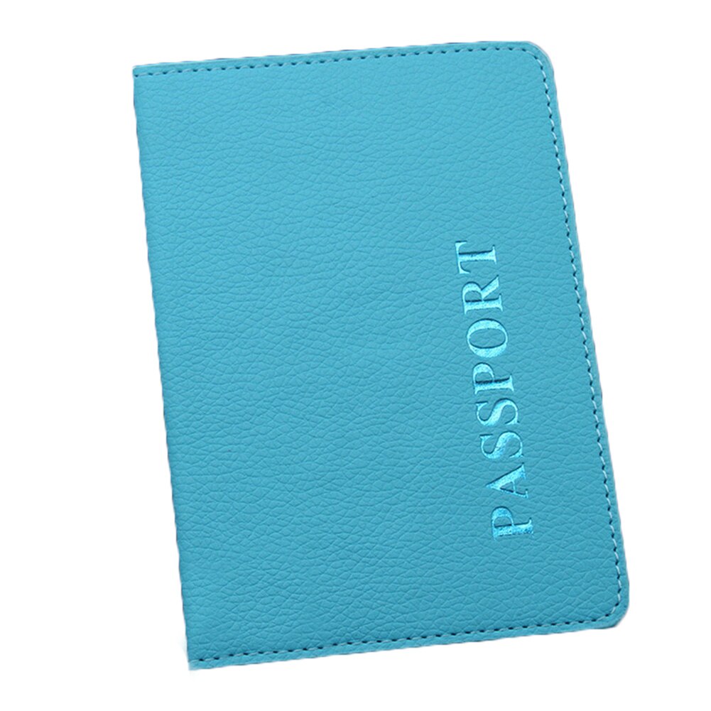 Water Proof Passport Holder ID Card Credit Card Holder 1PC Travel Passport Cover Multi Colors Passport Case Card Wallet: light blue