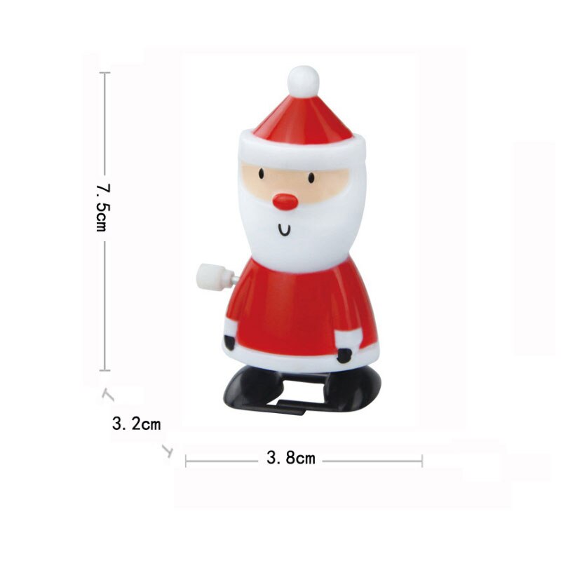 Christmas Clockwork Jumping Toys Children Mini Christmas Vintage Santa Claus Snowman Wind Up Toys for Kids Funny: Santa Claus
