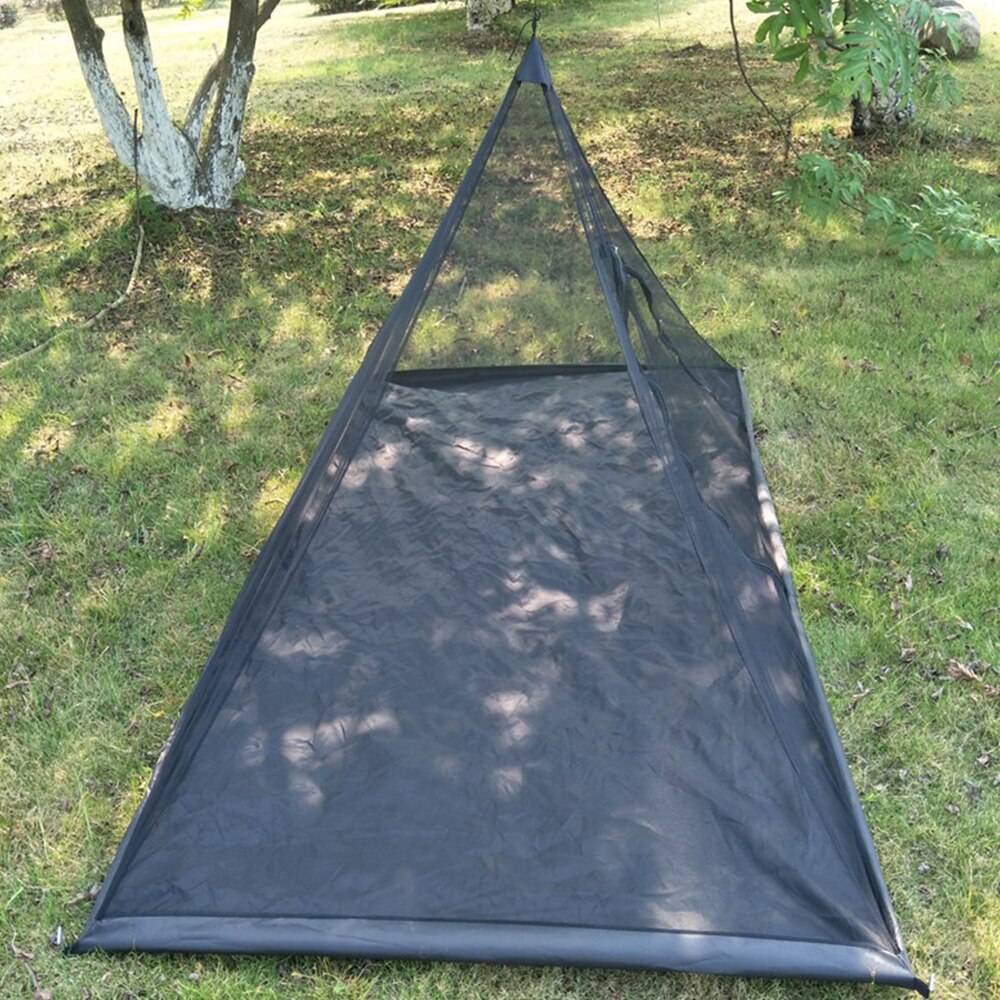 Hanging Inner Tents For Triangle Teepee Outdoor Ultralight Mosquito Repellent Mesh Net Single Tent Summer Camping Tent X309A