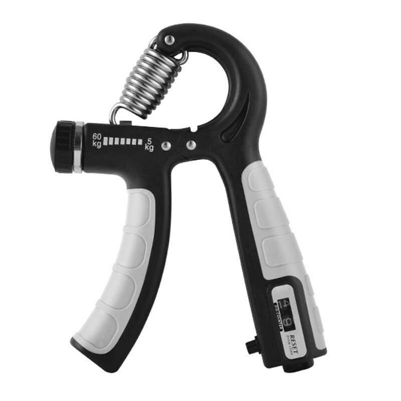 Smart Adjustable Counting Grip Device Hand Training Arm Force Device Portable Fitness Equipment 5-60kg Adjustable: black