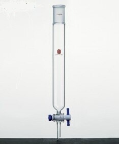C189172 Chromatography Column, Column O.D.:17mm, Column I.D.:13.4, Effective Length inch:254mm, Joint:19/22, Stopcock Bore:2mm