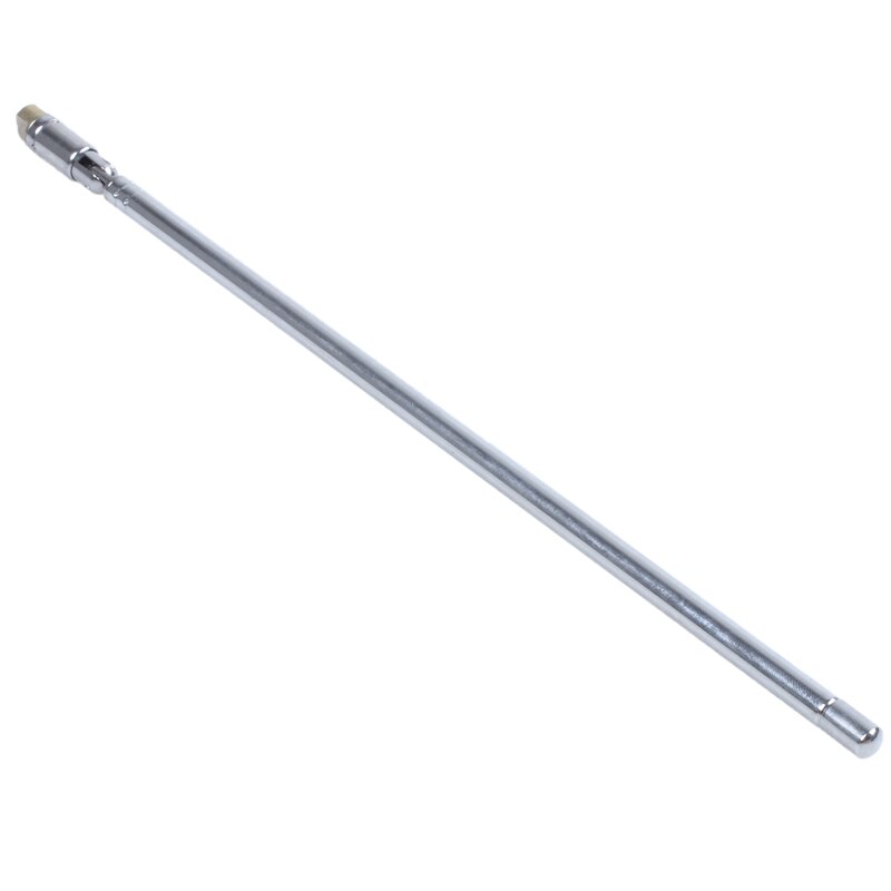 Radio DAB de 22 cm, 100 centímetros de televisión, 6 partes, antena telescópica aérea plateada