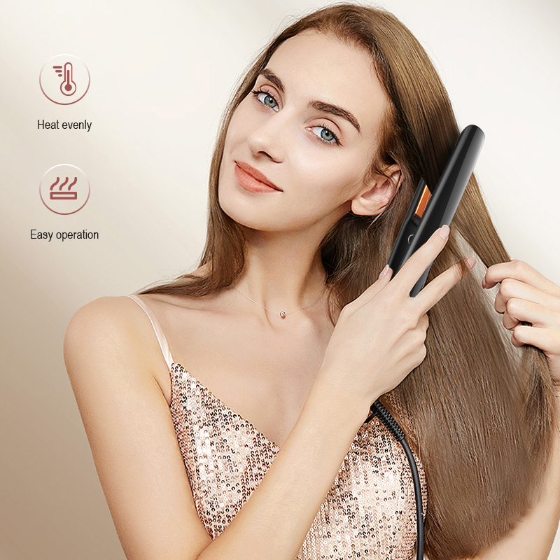 Lisseur de cheveux en céramique 2 en 1, pince plate de , fer à friser et outil de coiffure