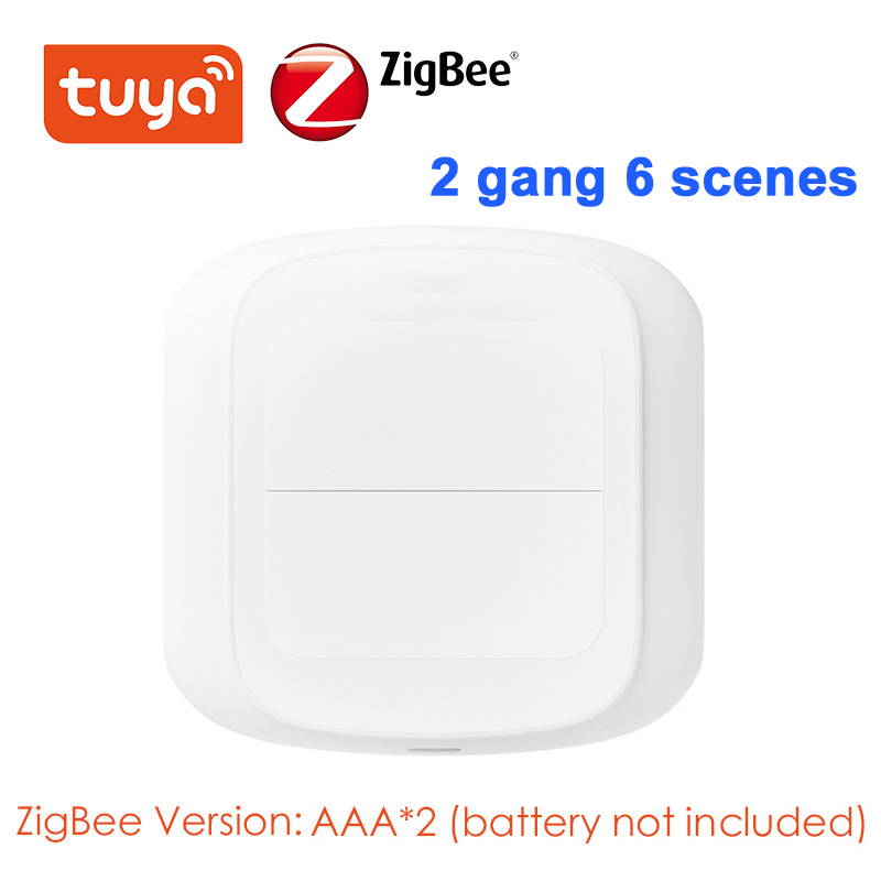 Tuya ZigBee inteligentny zegarek wi-fi 2 banda 6 scena przełącznik robić montażu ściennego moduł sprytny życie APP pilot bezprzewodowy automatyka: Bundle3
