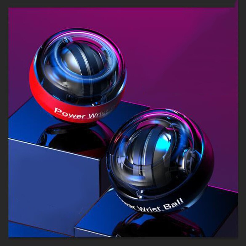 Rainbow Led Muscle Power Ball Wrist Ball Trainer Relax Gyroscope Powerball Gyro Arm Exerciser Strengthener Fitness Equipments