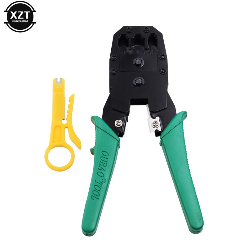 Portable Crimper Cable Cutter Wire Stripper Multifunctional Stripping Tools RJ45 RJ11 Cat5 Cat6 Wire Crimping Pliers Terminal