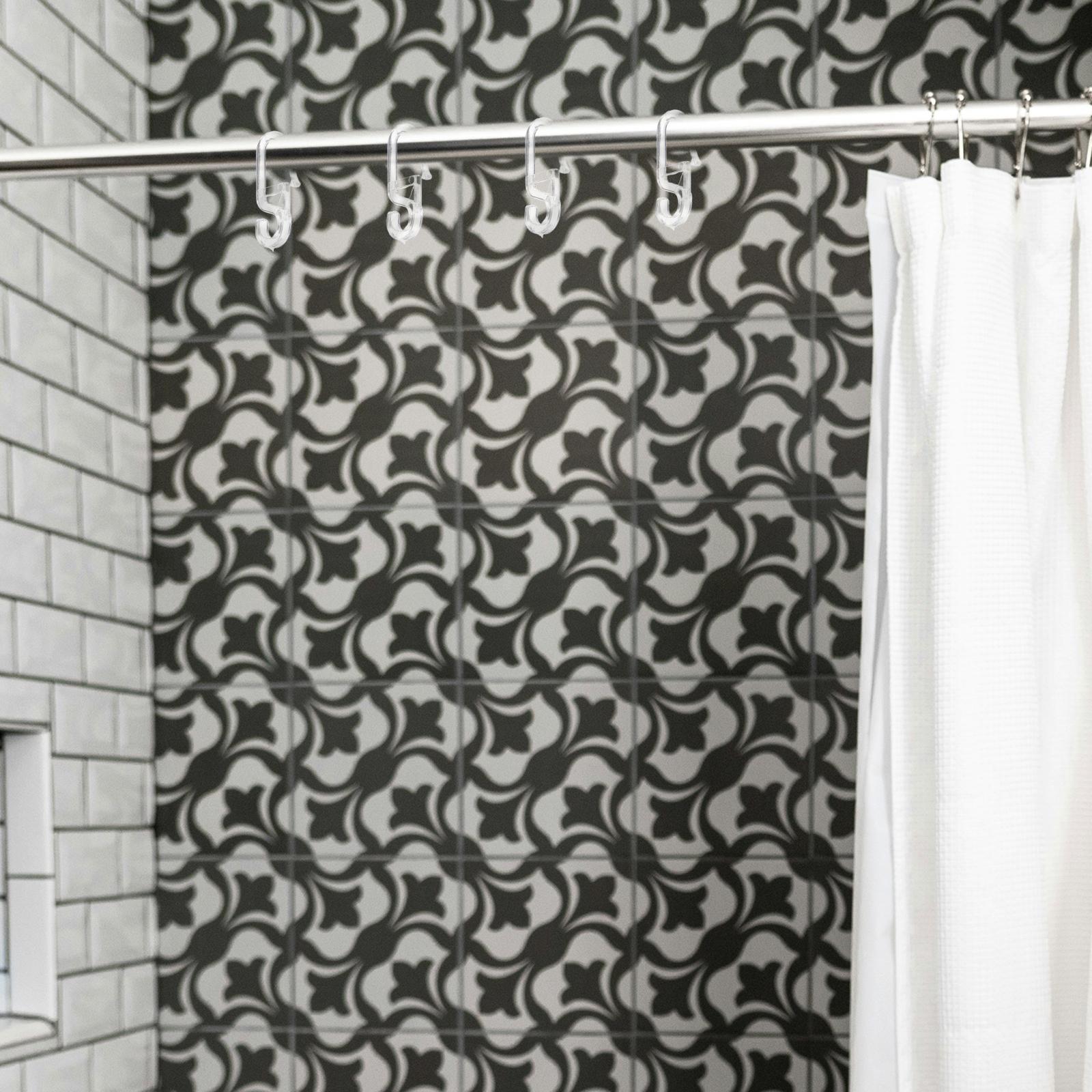 50 stk. gardinkroker for oppheng av gardiner, gardinstenger, høyfaste gardinhengere