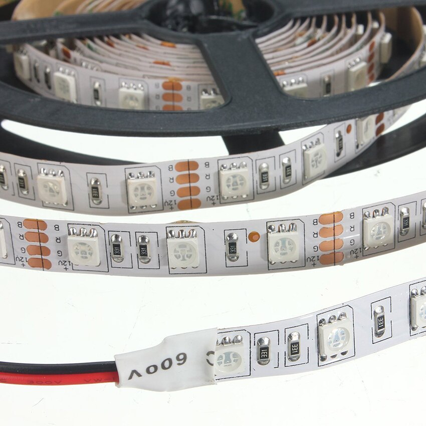 LED Plant Grow Lights 1M 2M 3M 4M 5M SMD 5050 DC12V Flexible LED Grow Strip Light for Greenhouse Hydroponics Plant Vegetable