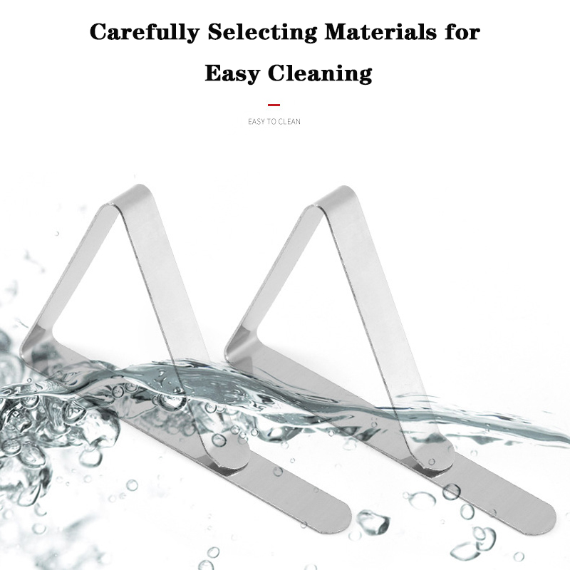 clip per tovaglie antiscivolo in acciaio inossidabile Tavoli antiscivolo Copertura Morsetti di fissaggio clip clip per copertura del tavolo da campeggio per matrimoni