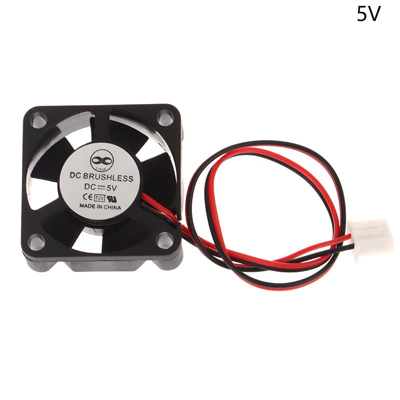 3010 Ventilator 30Mm 30X30X10Mm Dc 5V 12V 24V 2pin Koeler Kleine Koelventilator Diy Printer Voor J-Head Hotend Voor 3d Pinter Onderdelen Vervangen: Rood