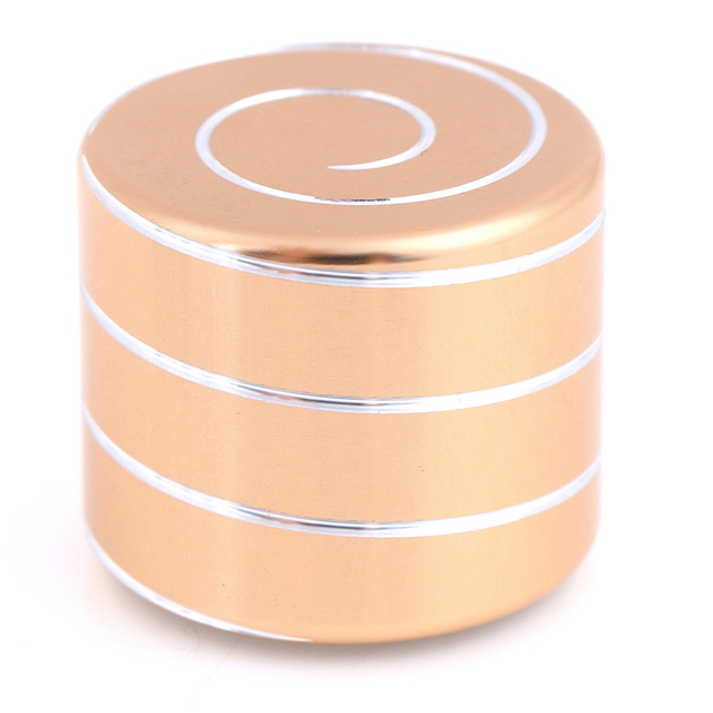Vortecon – jouets de bureau cinétiques en alliage d&#39;aluminium, décompression, hypnosie, gyroscope rotatif, jouet pour enfants, ,: Gold
