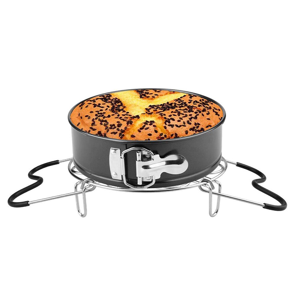 Stainless Steel Pressure Cooker Steamer Rack Trivet with Thermal Insulation Handles Wire Steam Rack for 6/8 Quart Instant Pot