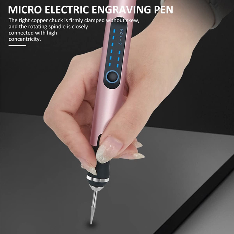 Cordless Rotary Tool-Rechargeable Engraving Pen with 300MAh Battery-Electric Adjustable Speed ​​Carving for Grinding