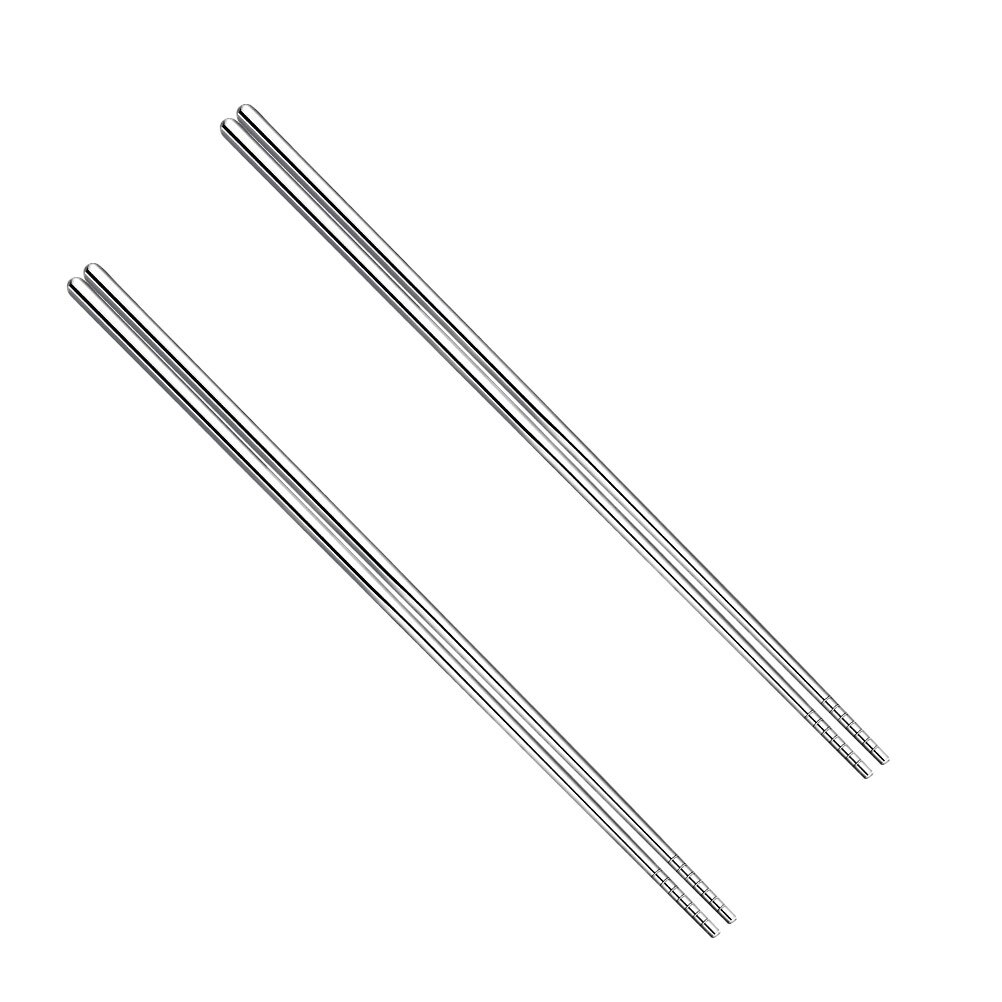 2 Pairs Edelstahl Pot Essstäbchen Nudel Kochen Ess... – Grandado