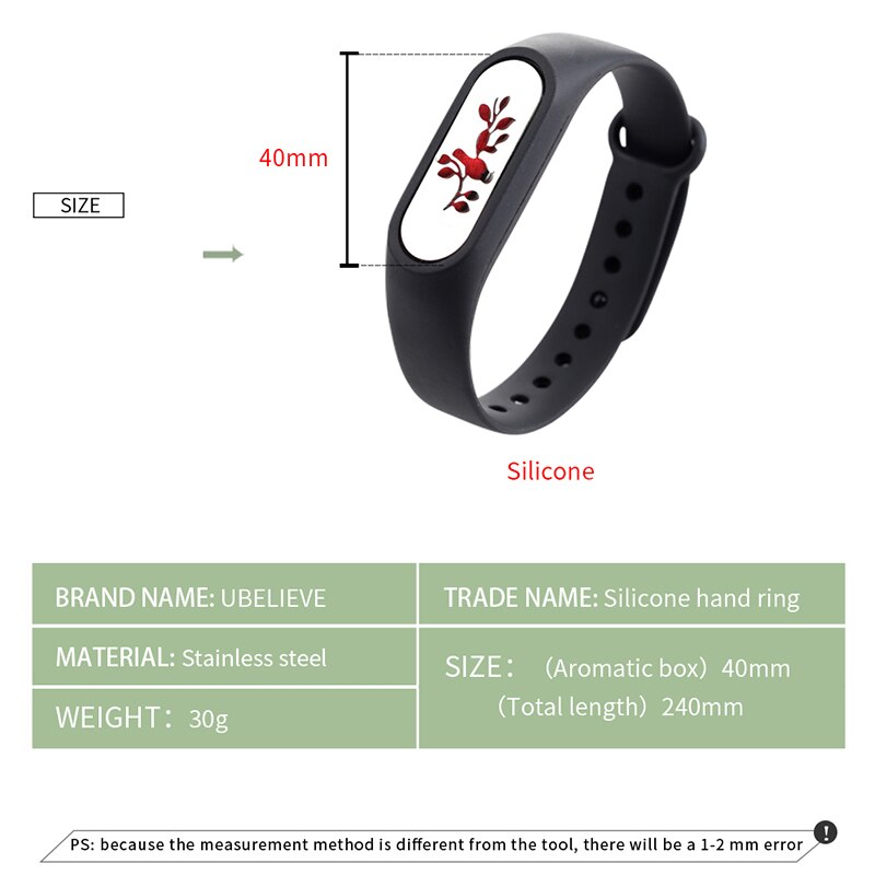 Ubelieve Bambini In Acciaio Inox Regolabile Olio Essenziale Del Braccialetto Dei Bambini del Silicone Degli Uomini Donne Diffusore Locket Braccialetti di Silicone