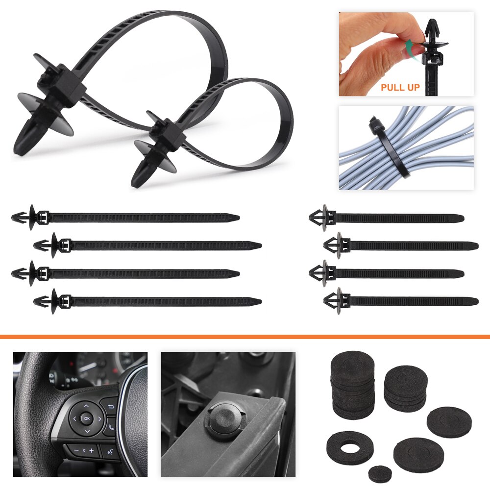 Gemengde Auto Fastener Clip Auto Body Push Retainer Pin Klinknagel Bumper Portierbekleding Retainer Fastener Kit Auto Accessoires