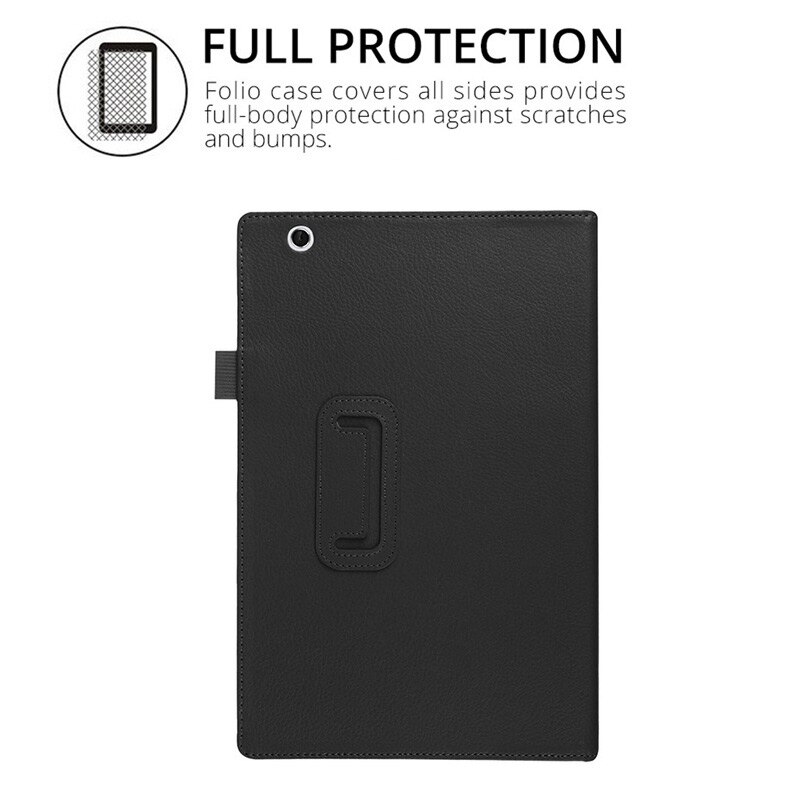 Étui Folio Rabat Pour Sony Xperia S - Noir En Cuir Synthétique - Neuf Avec Clip