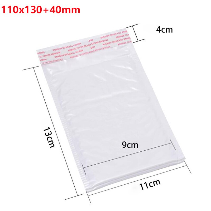50 PCS/Lot White Foam Envelope Bags Self Seal Mailers Padded Envelopes With Bubble Mailing Bag Packages Bag