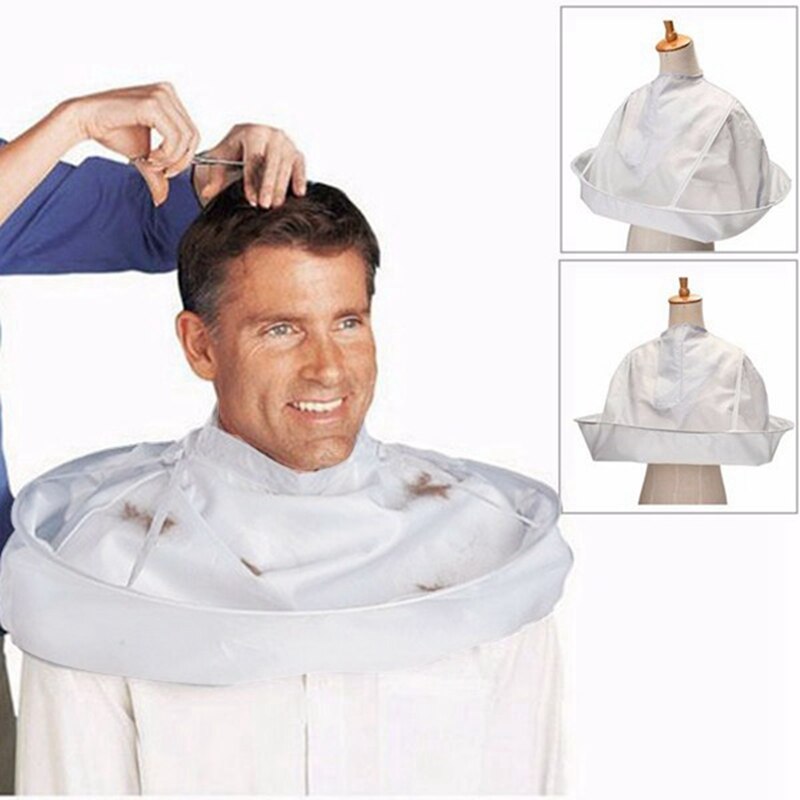 2 Piece Salon Barber Gown Cloth Hair Cutting Cloak Umbrella Hairdressing Cape Home Use Shawl Apron