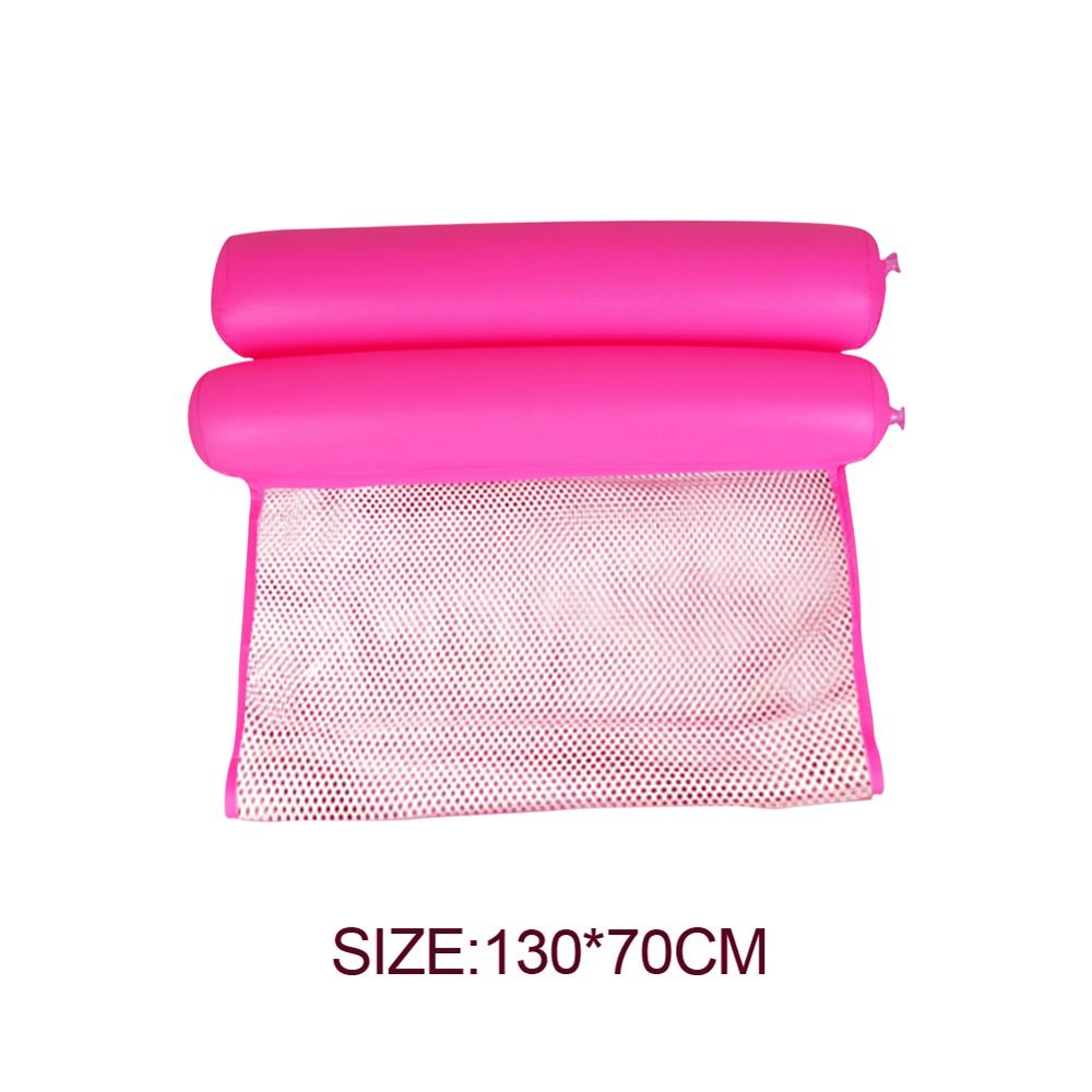 Colchoneta inflable plegable para piscina, hamaca de agua para verano, cama flotante, colchón de natación para niños y adultos: 3