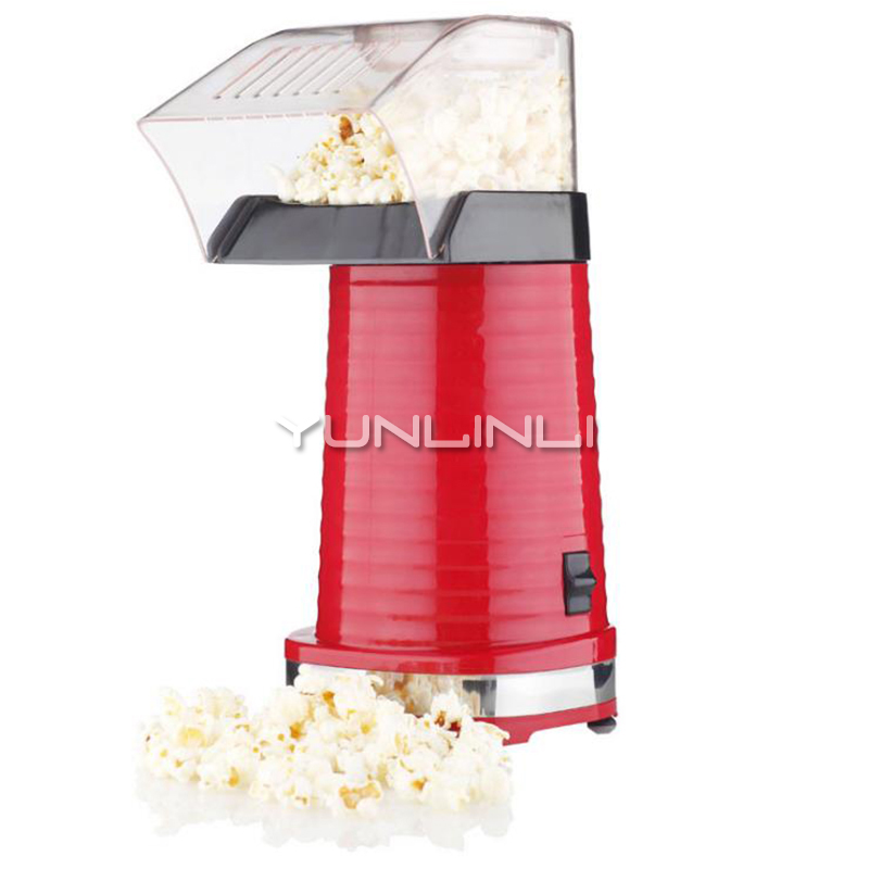 Huishoudelijke Popcornmachine Mini Automatische 220 V/110 v Air Maïs Popcorn Maker Rode Kleur