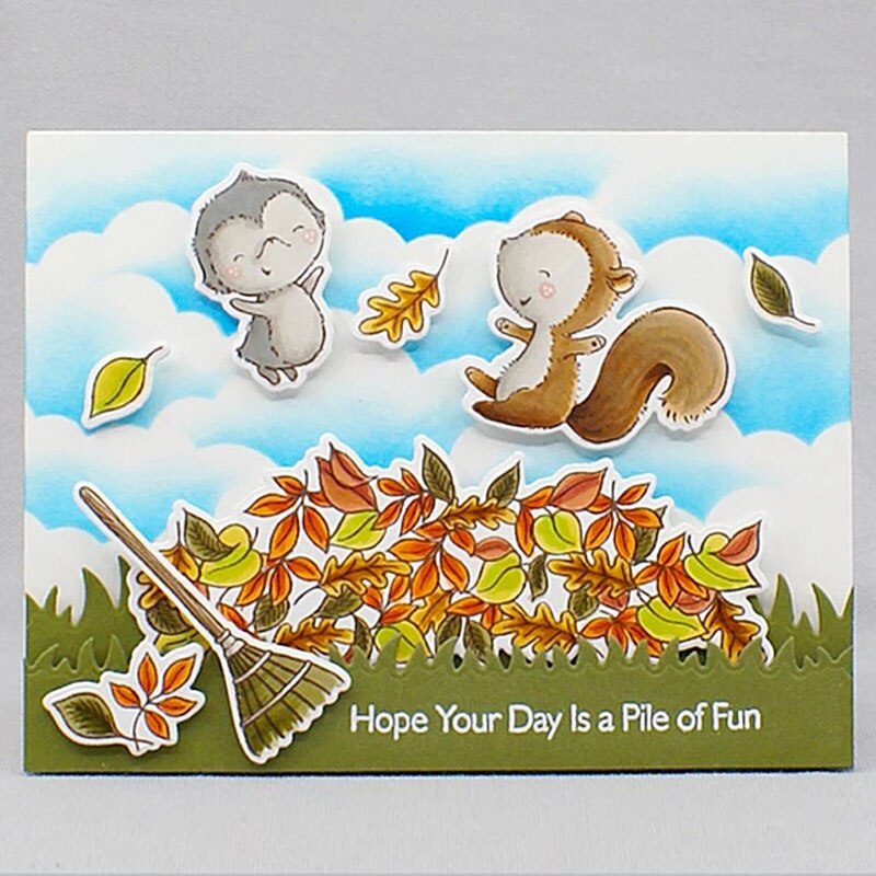 Hello Awesome Phrases Sea Animals Monkey Bears Transparent Clear Stamps for DIY Scrapbooking Paper Cards Crafts