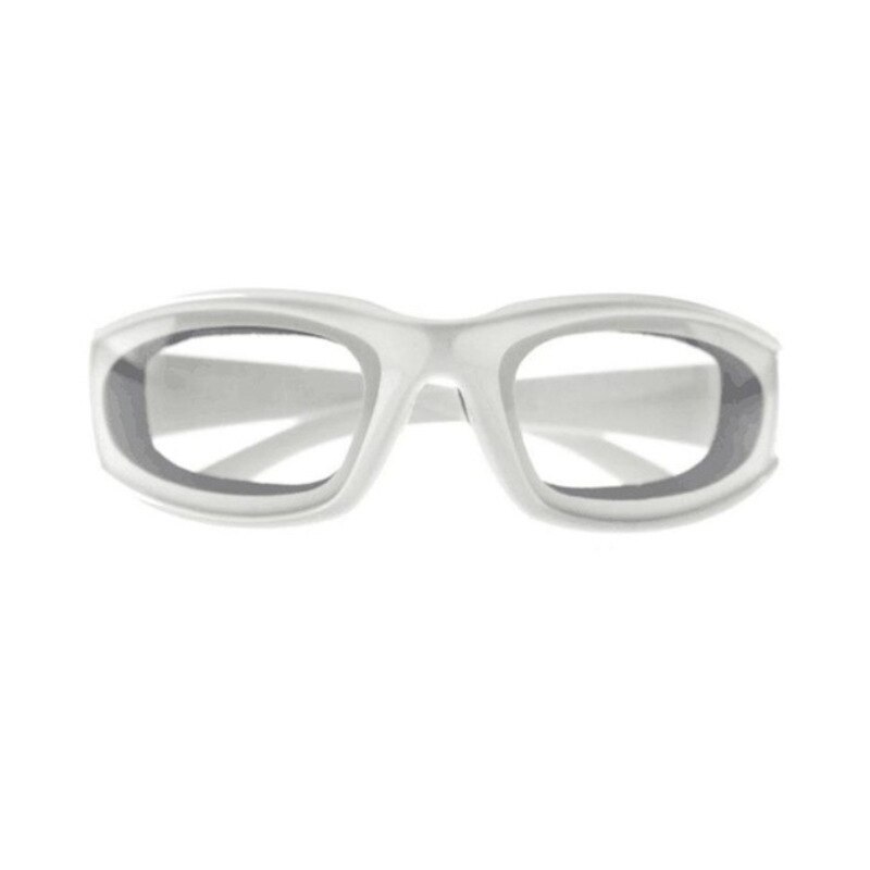 Gafas protectoras de seguridad para cocinar, accesorio especial para cortar, picar, picar, cocinar, sin rasgar, accesorios de cocina: White