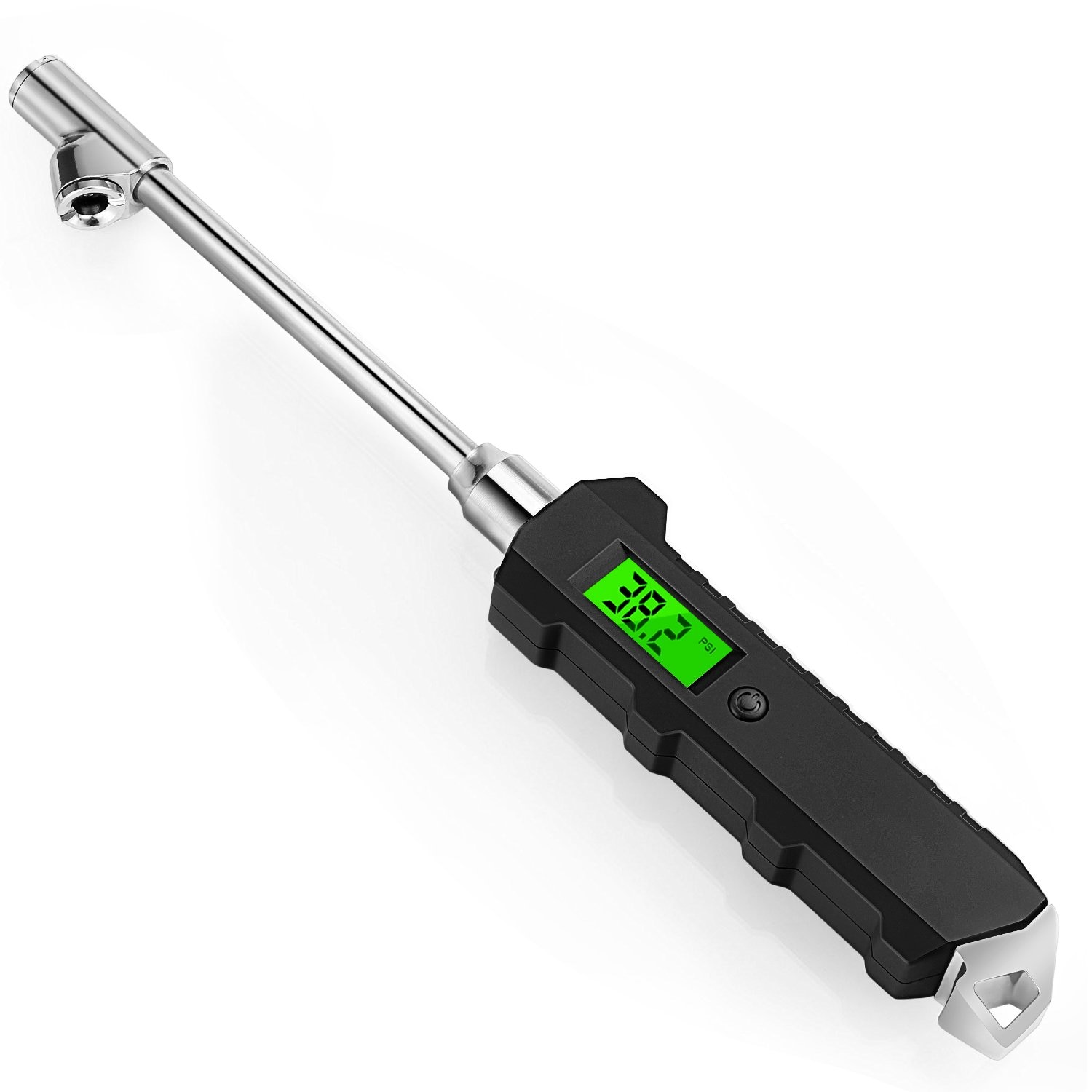 Geartronics Digital Tire Pressure Gauge Dual Head 200 PSI Heavy Duty Tire Gauge For Truck Car 4 Setting With Backlight LCD