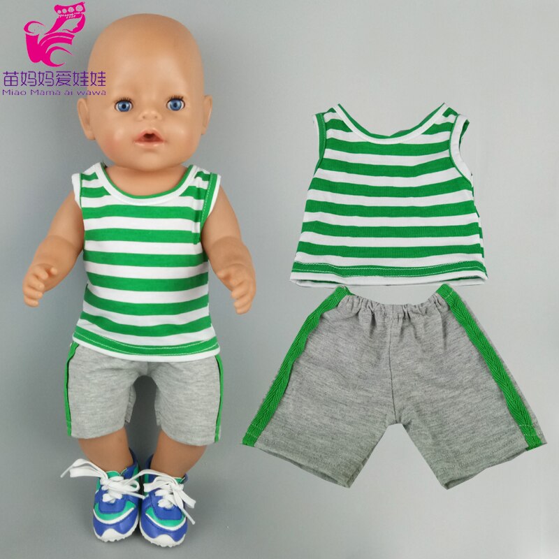 40 cm baby doll clothes set hooded jacket and trou... – Vicedeal