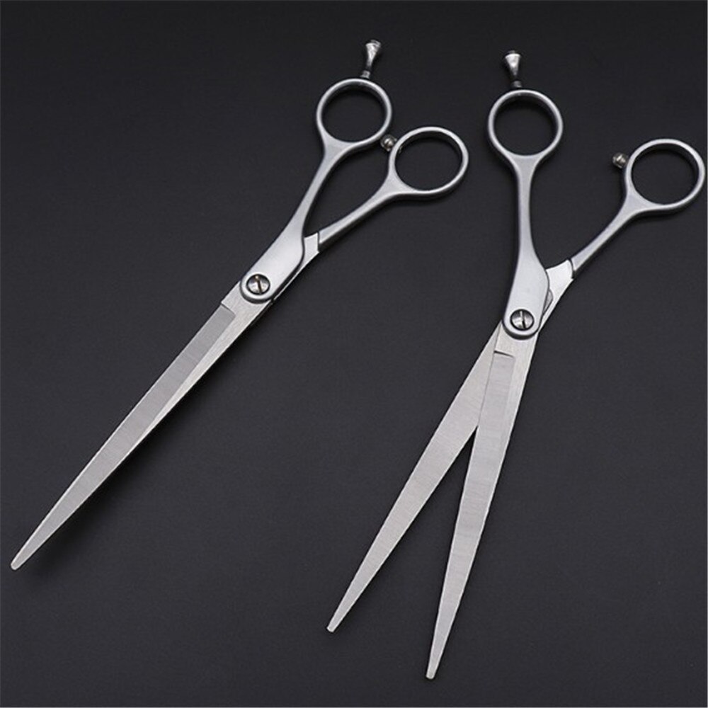 7.5 Inch Flat Shear Stainless Steel Hair Cutting Scissors For Hairdressers Cut Bangs Hair Scissors High-end Hairdressing Scissor