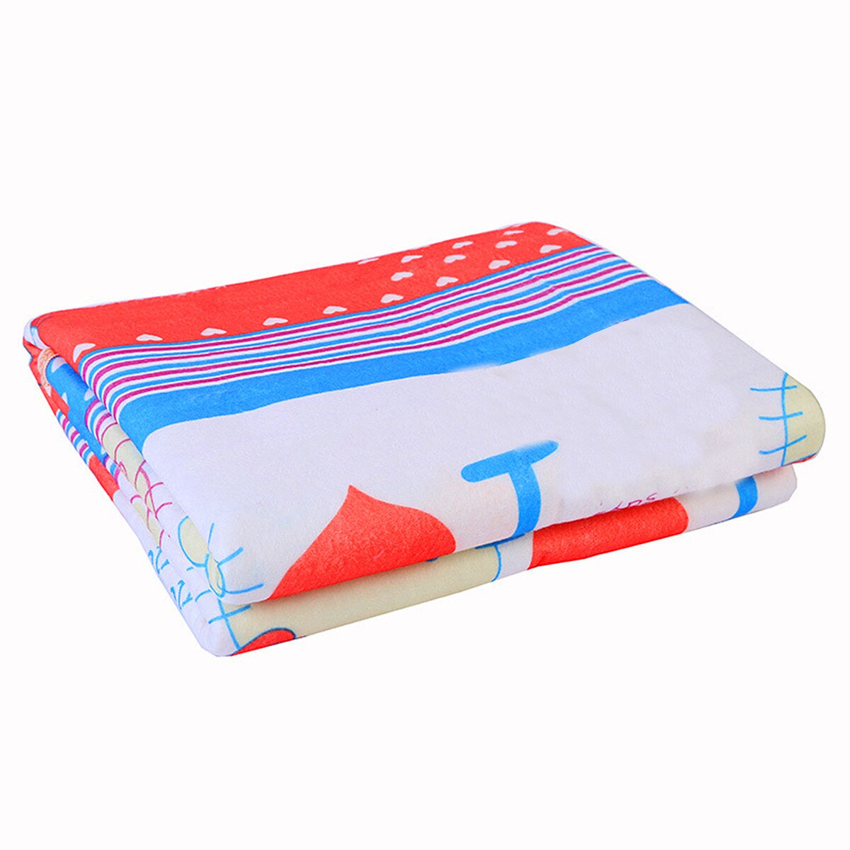 220V Electric Blanket Non-woven Fabric Printing Electric Heating Blanket Single/Double Heated Blanket Electrique Carpet Heated