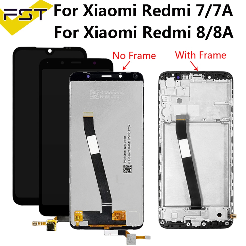 For Xiaomi Redmi 7 Redmi 7A Redmi 8 Redmi 8A LCD Display With Touch Screen Digitizer Sensor With Frame With Kits