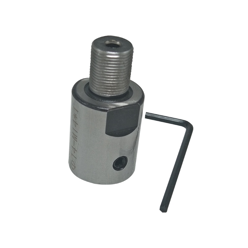 Adaptador M14 de 8/10/12/14/15/16/19mm, Conector de biela M14 * 1, buje para mandril de carpintería, torno, molino de banco, adaptador DIY M14