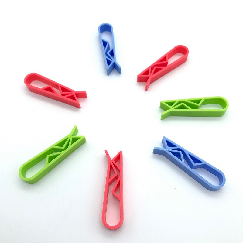 4 pçs/lote Magia Cozinha Lata de lixo Não-Slip Clips Selo Lata De Lixo Lixo Clipe Anti-Skid Correção Braçadeira Titular Saco de lixo Cesta Aro