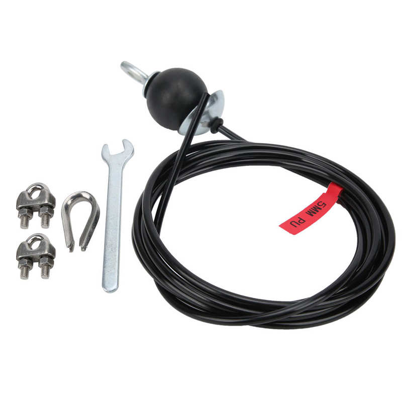 Adjustable Gym Cable Fitness Cable Steel Wire Rope for Home Gym Fitness Pulley System: 2.5 Meters