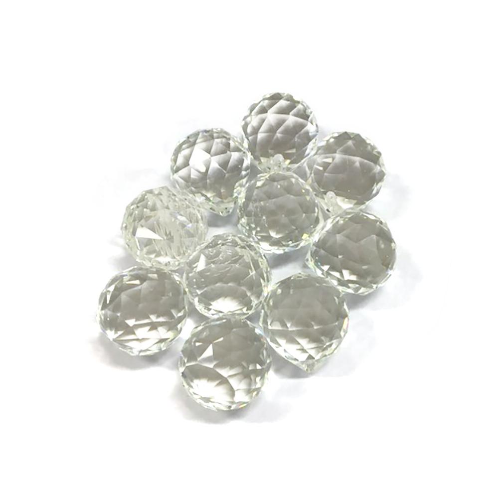 10 stk 30mm prismer vedhæng del lysekrone krystal vedhæng diy perler gardin krystal vedhæng bryllup hjem indretning