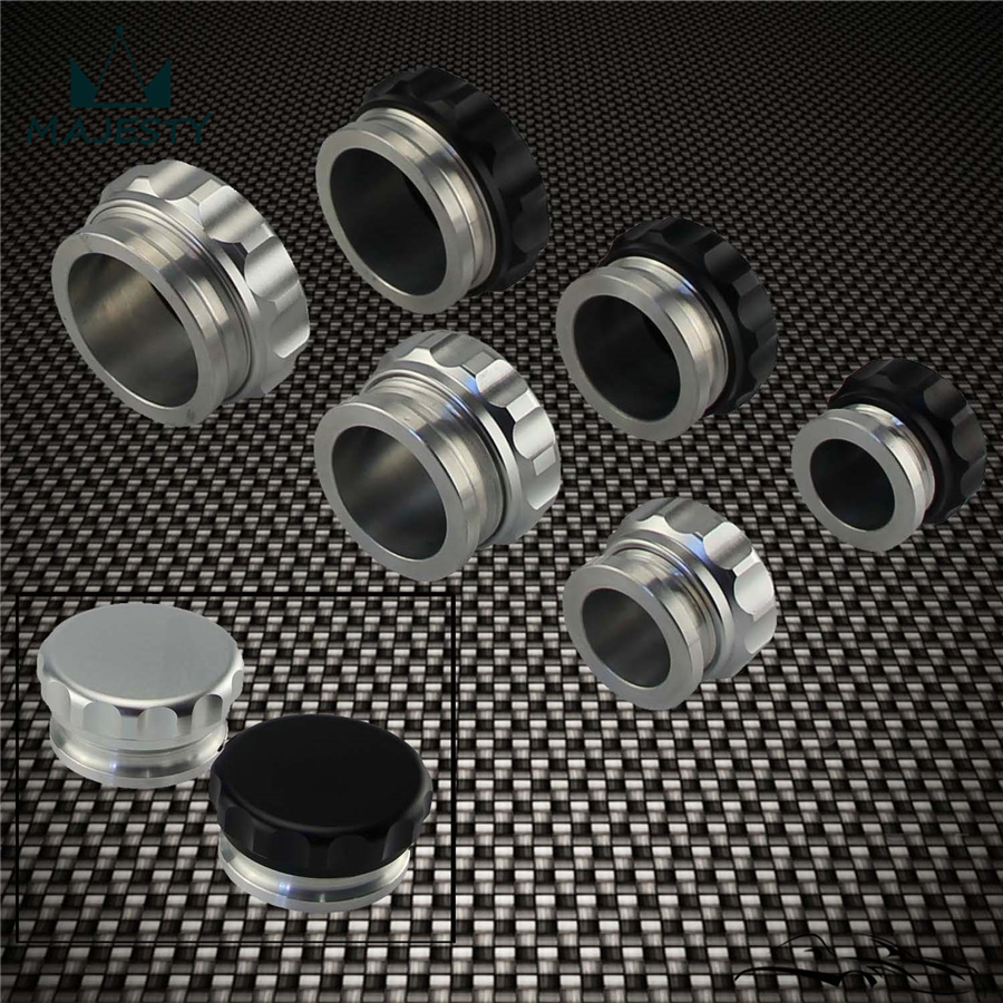 2Pcs 2" 50.8mm Aluminium Weld On Filler Neck And Cap Oil, Fuel, Water Tank