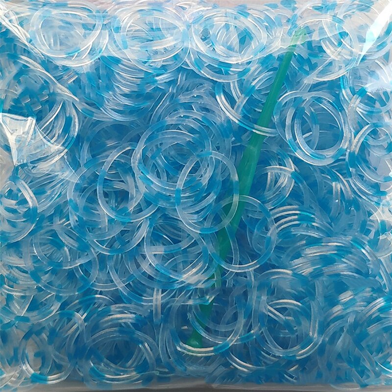 600 Stuks 46-60 Kleuren Loom Elastiekjes Armband Voor Kinderen Of Haar Rubber Loom Bands Maken Handmatig Geweven kleurrijke Diy Speelgoed Kerst: 9265A47