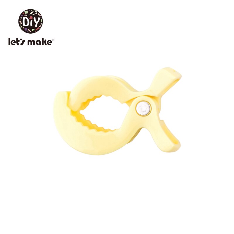 Let's Make 1pc Play Gym Accessories Lamp Pram Stroller Pegs To Hook Muslin and Toys Seat Cover Blanket Clips Car Organizer Toys: Yellow