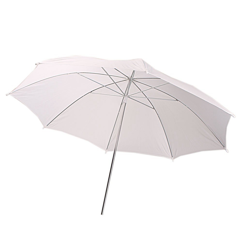 Parapluie souple blanc translucide de 33 pouces