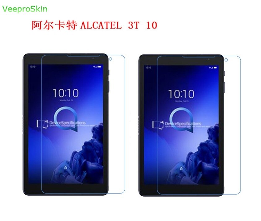 2 Stks/partij Voor Alcatel 3T 10 Tablet/Alcatel 3T 8 Tablet Clear Hd Transparante Screen Protector Film