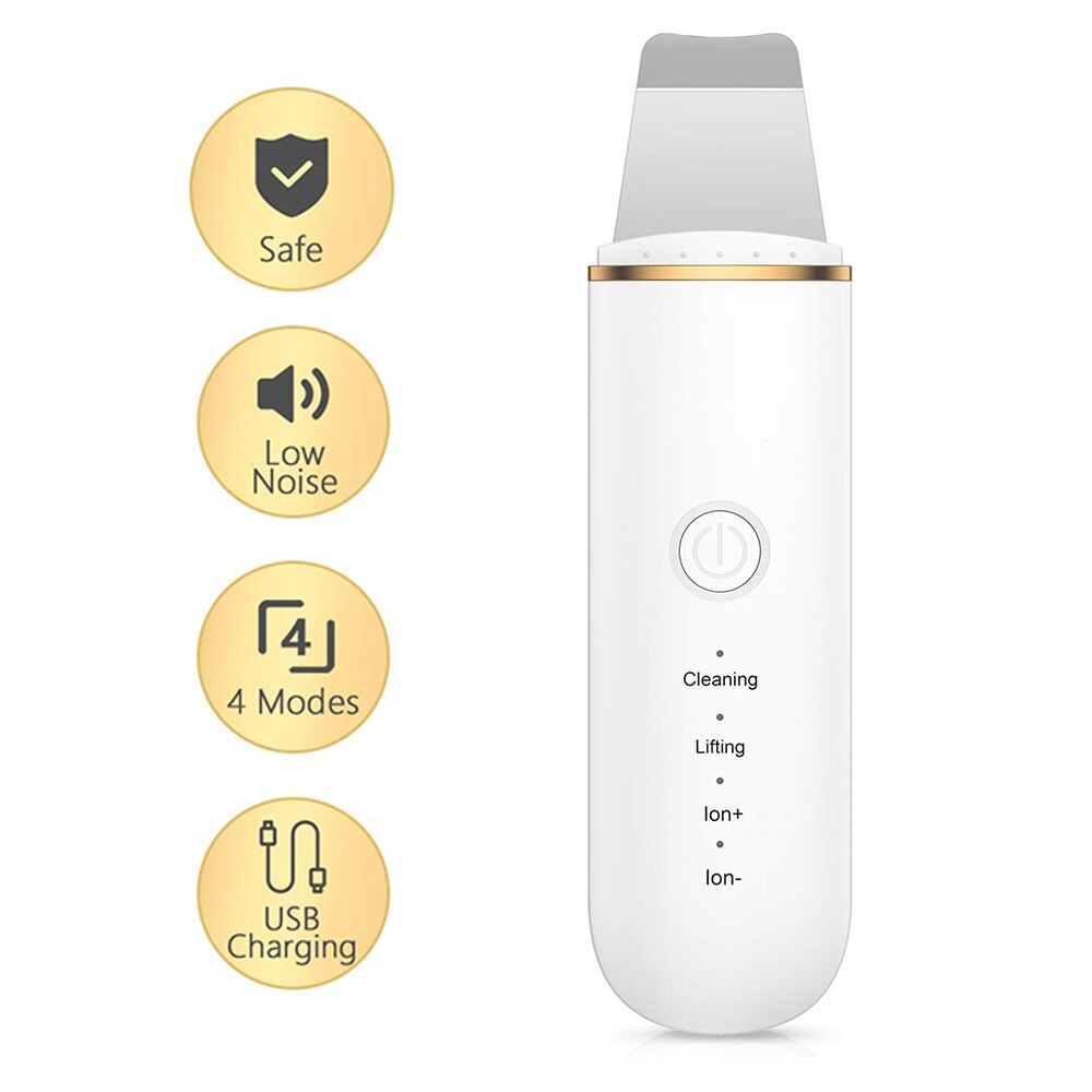 Vibrate Deep Face Cleaning Skin Scrubber Deep Face Cleaning Machine Peeling Shovel Facial Pore Cleaner Face Skin Scrubber