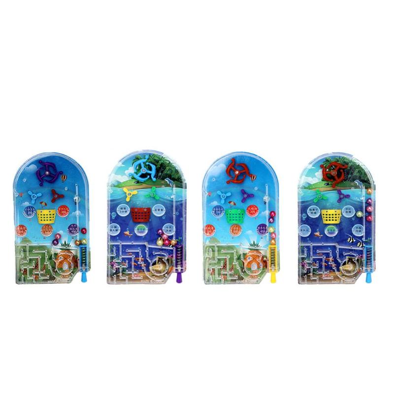 Mini Flipperkast Desktop Games Machine Cartoon Kinderen Puzzel Speelgoed Willekeurige