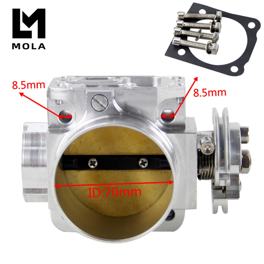 Aluminum Intake Manifold 70mm Throttle Body Performance Billet For Mitsubishi Lancer Evo 4 5 6 4g63 6941