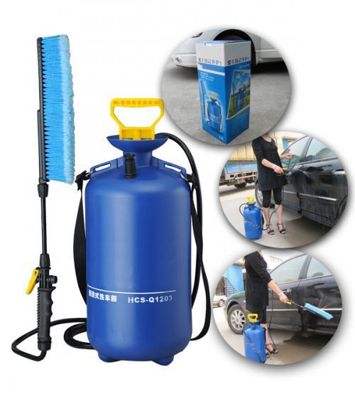 Large capacity 12L portable manual sprayer car wash device cleaning machine car washing machine high pressure car washer