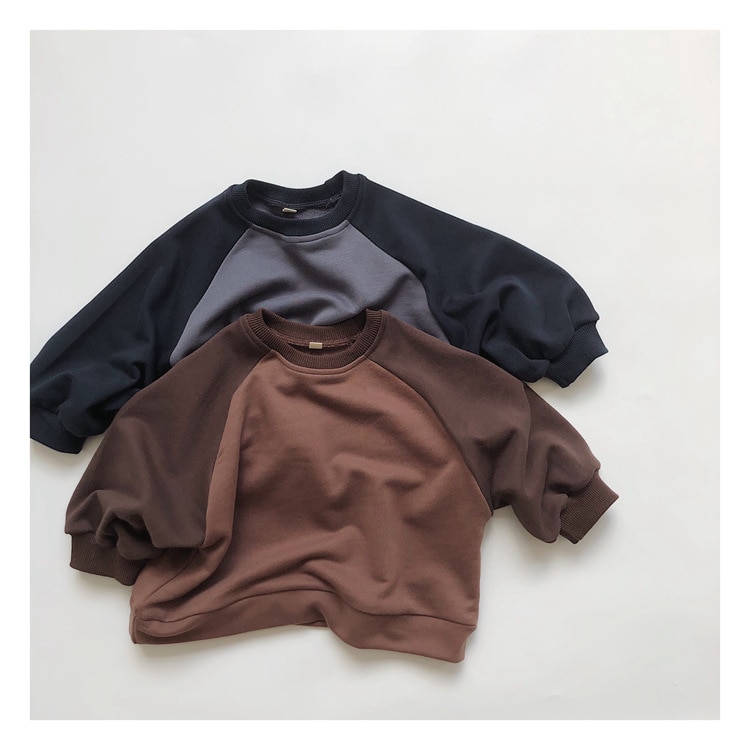 Chandail pour enfants automne coréen manches pull garçons et filles pull à manches longues en vrac
